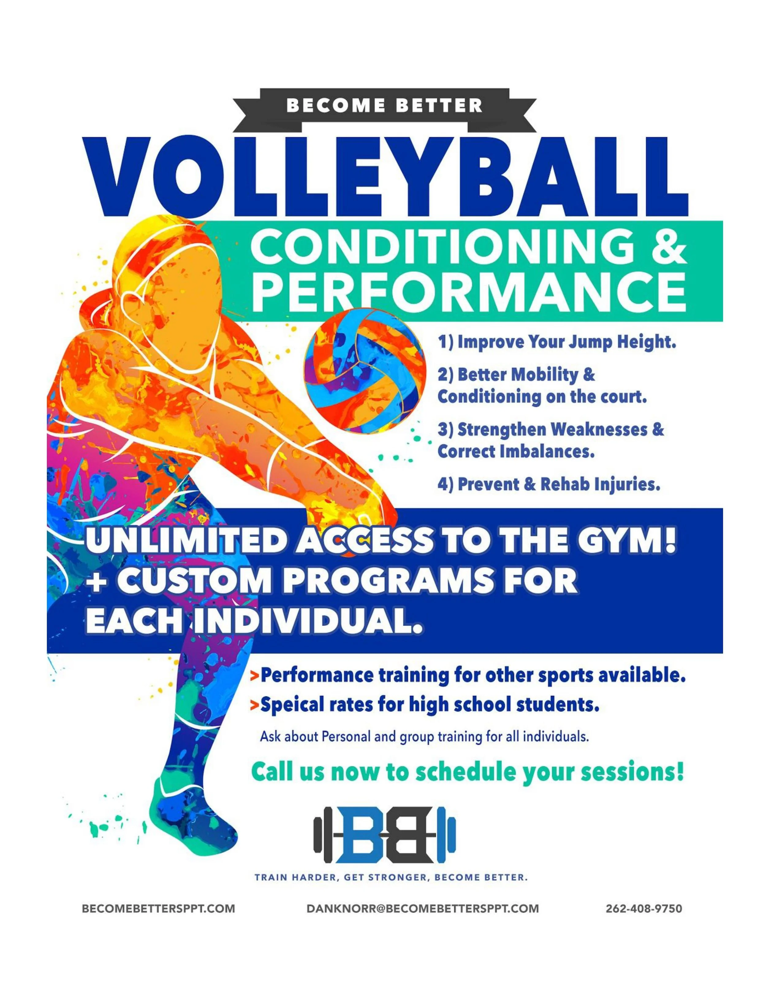 Strength Conditioning For Volleyball Vertical Jump Training Pittsburgh PA